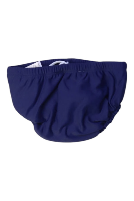 A Navy Swim Diapers from Bébé by Minihaha in size 6-12M for boy. (Back View)
