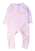 A White Long Sleeve Bodysuits from Purebaby in size 3-6M for girl. (Front View)