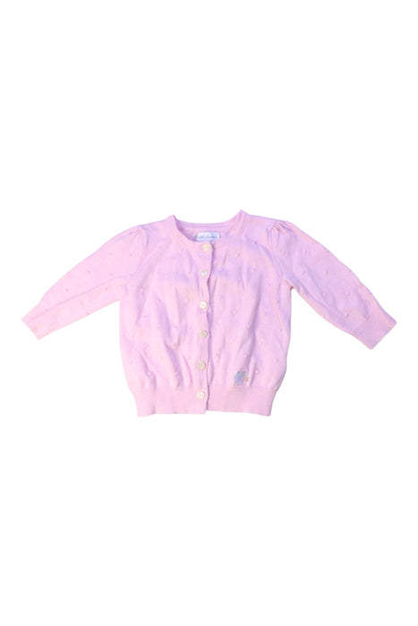 A Pink Cardigans from Ralph Lauren in size 6-12M for girl. (Front View)
