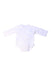 A White Long Sleeve Bodysuits from Mides in size 0-3M for girl. (Back View)