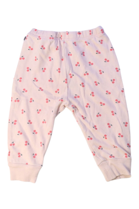A Pink Leggings from Oeuf in size 3-6M for girl. (Back View)