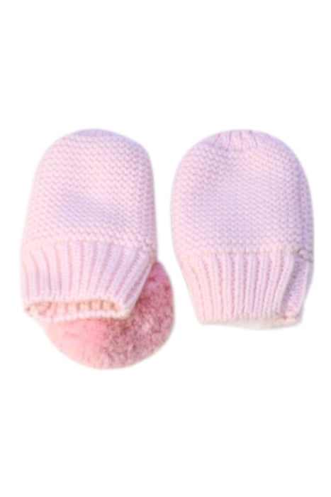 A Pink Gloves & Mittens from Seed in size Newborn for girl. (Back View)