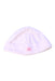 A White Beanies from Petit Bateau in size 3-6M for girl. (Front View)
