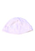 A White Beanies from Petit Bateau in size 3-6M for girl. (Back View)