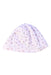 A White Beanies from Petit Bateau in size 3-6M for girl. (Back View)
