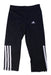 A Black Active Pants from Adidas in size 7Y for neutral. (Front View)