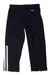 A Black Active Pants from Adidas in size 7Y for neutral. (Back View)