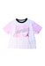 A White Short Sleeve T Shirts from Air Jordan in size 6T for girl. (Front View)
