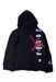 A Black Hooded Sweatshirts from Air Jordan in size 6T for boy. (Front View)