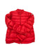 A Red Puffer/Quilted Jackets from Moncler in size 14Y for neutral. (Front View)
