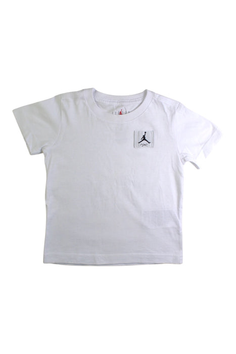 A White Short Sleeve T Shirts from Air Jordan in size 2T for boy. (Front View)