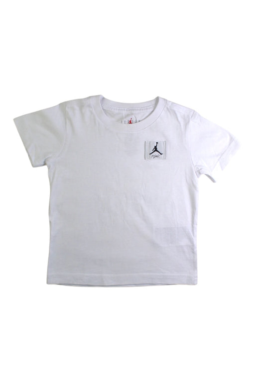 A White Short Sleeve T Shirts from Air Jordan in size 2T for boy. (Front View)
