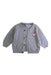 A Grey Cardigans from La Compagnie des Petits in size 3-6M for boy. (Front View)
