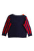A Red Cardigans from Momonittu in size 2T for boy. (Back View)