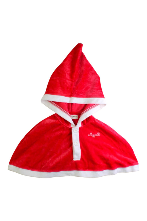 A Red Capes & Ponchos from Chickeeduck in size 2T for neutral. (Front View)