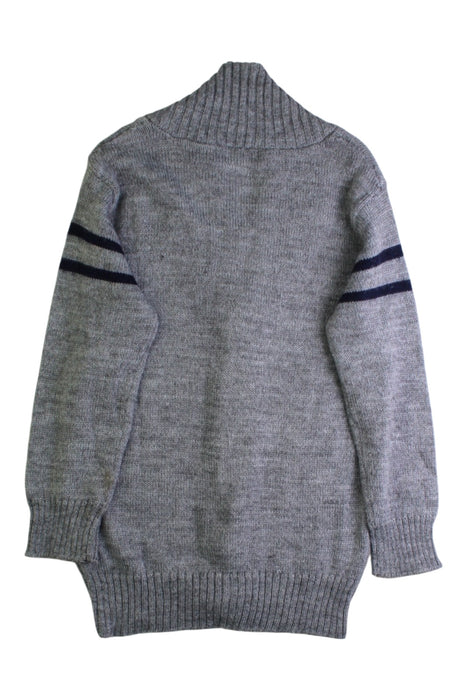 A Grey Cardigans from Comme Ca Ism in size 4T for boy. (Back View)