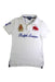 A White Short Sleeve Polos from Polo Ralph Lauren in size 6T for boy. (Front View)