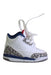 A White Sneakers from Air Jordan in size 6-12M for boy. (Front View)