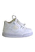 A White Sneakers from Air Jordan in size 18-24M for boy. (Front View)