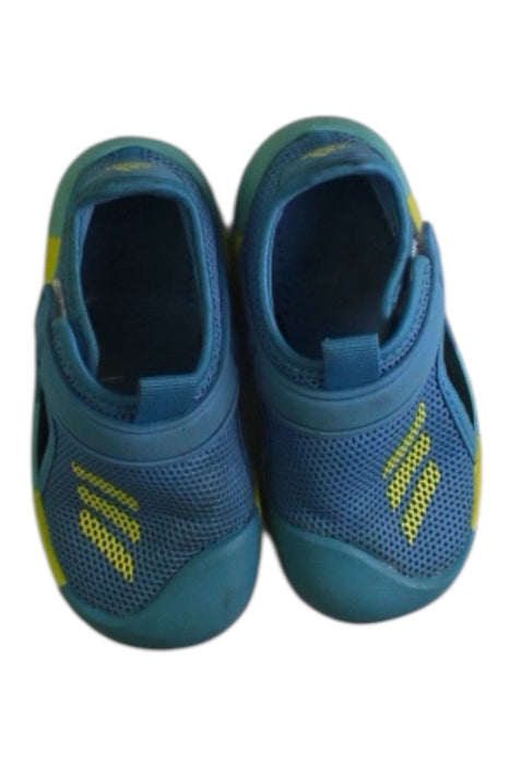 A Blue Aqua Shoes from Adidas in size 3T for boy. (Back View)