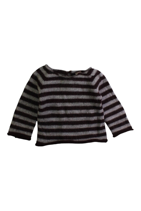 A Black Long Sleeve Tops from Oeuf in size 2T for neutral. (Front View)