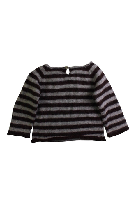 A Black Long Sleeve Tops from Oeuf in size 2T for neutral. (Back View)