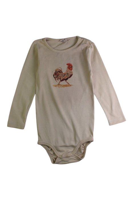 A Beige Long Sleeve Bodysuits from Wheat in size 2T for boy. (Front View)