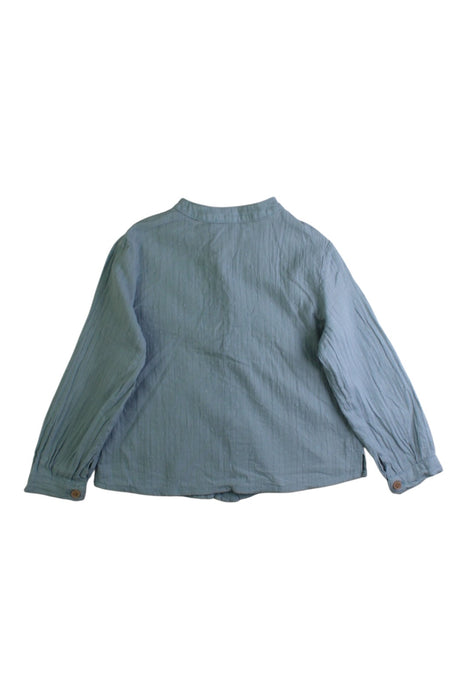 A Blue Long Sleeve Shirts from Fina Ejerique in size 2T for boy. (Back View)