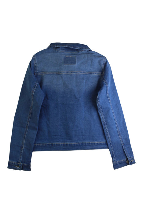 A Blue Lightweight Jackets from Levi's in size 10Y for girl. (Back View)