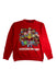 A Red Crewneck Sweatshirts from Hysteric Mini in size 7Y for girl. (Front View)