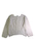 A White Crewneck Sweatshirts from X-girl in size 7Y for girl. (Front View)