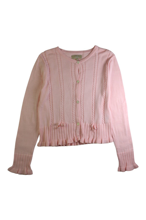 A Pink Cardigans from Chickeeduck in size 11Y for girl. (Front View)