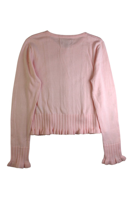 A Pink Cardigans from Chickeeduck in size 11Y for girl. (Back View)