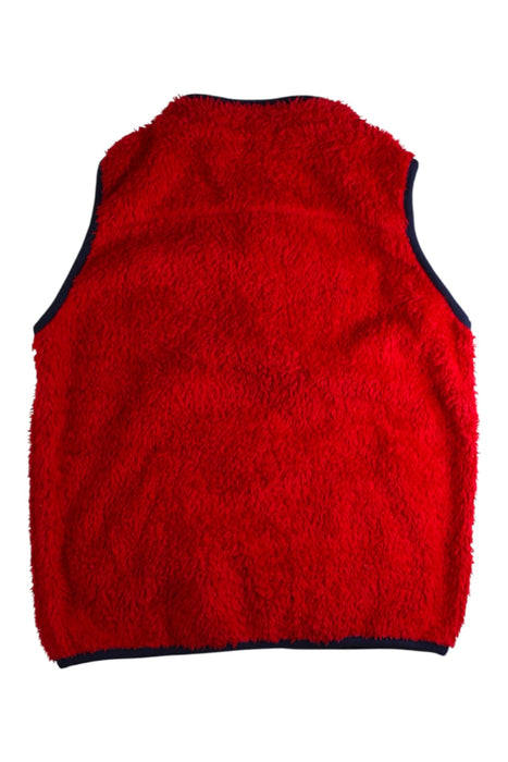 A Red Outerwear Vests from Miki House in size 10Y for boy. (Back View)