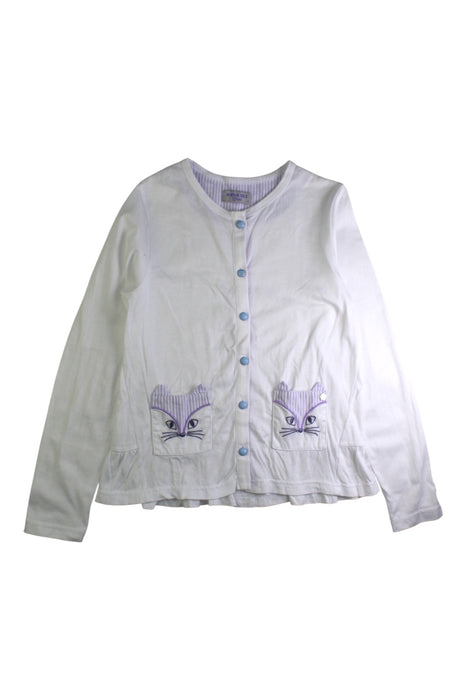 A White Cardigans from Anna Sui in size 10Y for girl. (Front View)