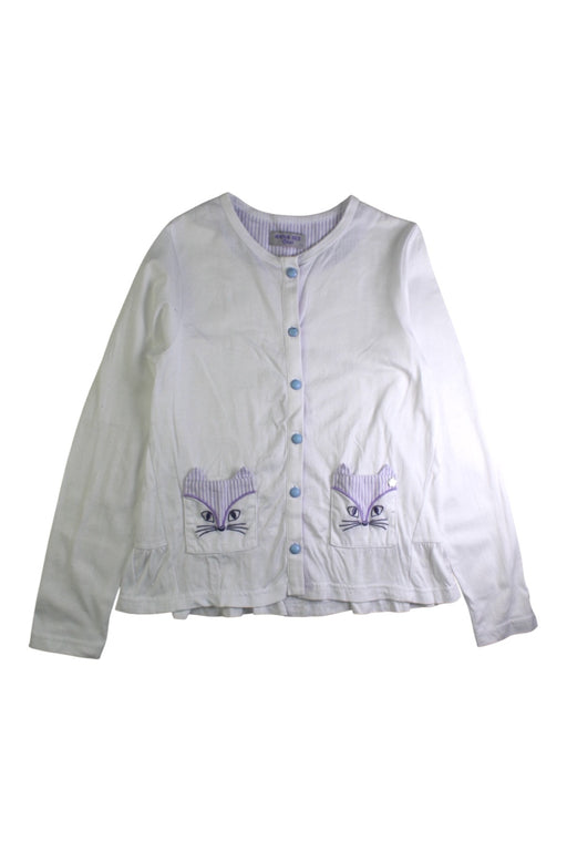 A White Cardigans from Anna Sui in size 10Y for girl. (Front View)