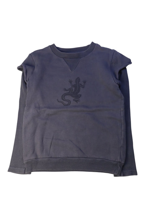 A Navy Crewneck Sweatshirts from Agnes b. in size 10Y for boy. (Front View)