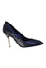 A Black Dress Shoes from Stella Luna in size 12Y for girl. (Front View)