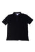 A Black Short Sleeve Polos from Boss in size 10Y for boy. (Front View)