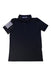 A Navy Short Sleeve Polos from Adidas in size 9Y for boy. (Front View)