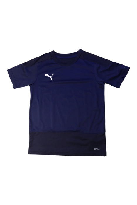 A Navy Short Sleeve T Shirts from Puma in size 9Y for boy. (Front View)