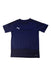 A Navy Short Sleeve T Shirts from Puma in size 9Y for boy. (Front View)