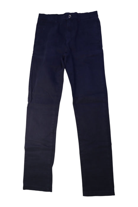 A Navy Casual Pants from Nukutavake in size 14Y for boy. (Front View)