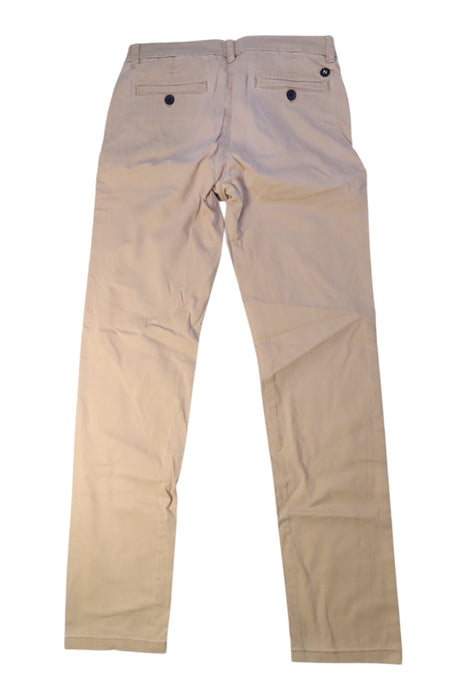 A Beige Casual Pants from Nukutavake in size 14Y for boy. (Back View)