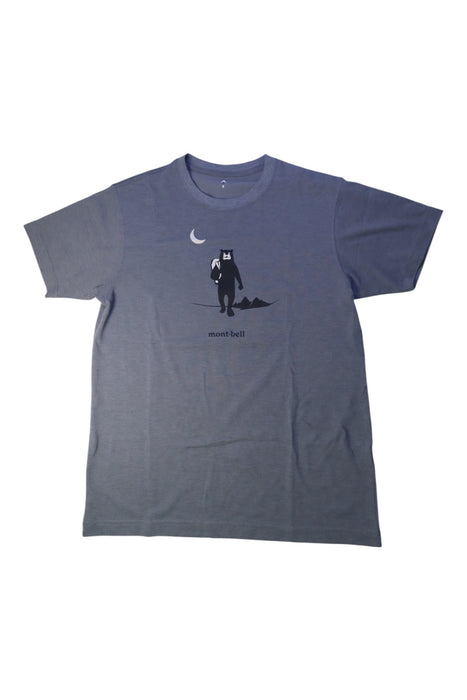 A Grey Short Sleeve T Shirts from Mont-bell in size 14Y for neutral. (Front View)