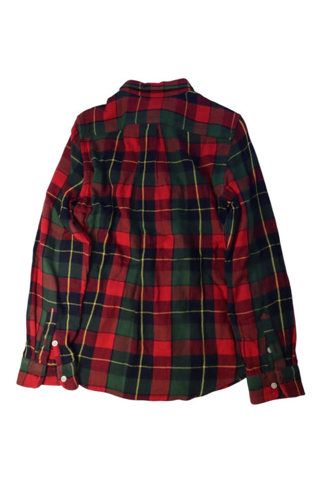 A Red Long Sleeve Shirts from Polo Ralph Lauren in size 14Y for boy. (Back View)