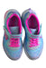 A Blue Sneakers from Skechers in size 7Y for girl. (Back View)