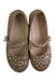A Gold Flats from Age of Innocence in size 7Y for girl. (Back View)