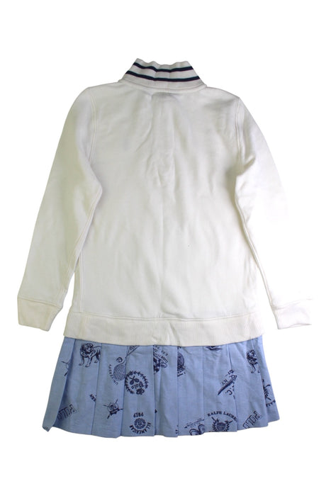 A White Sweater Dresses from Polo Ralph Lauren in size 6T for girl. (Back View)