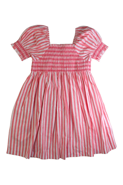A Pink Short Sleeve Dresses from Paz Rodriguez in size 8Y for girl. (Back View)